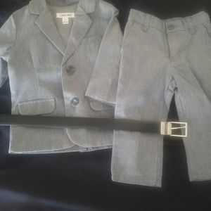 Toddler suit  with belt